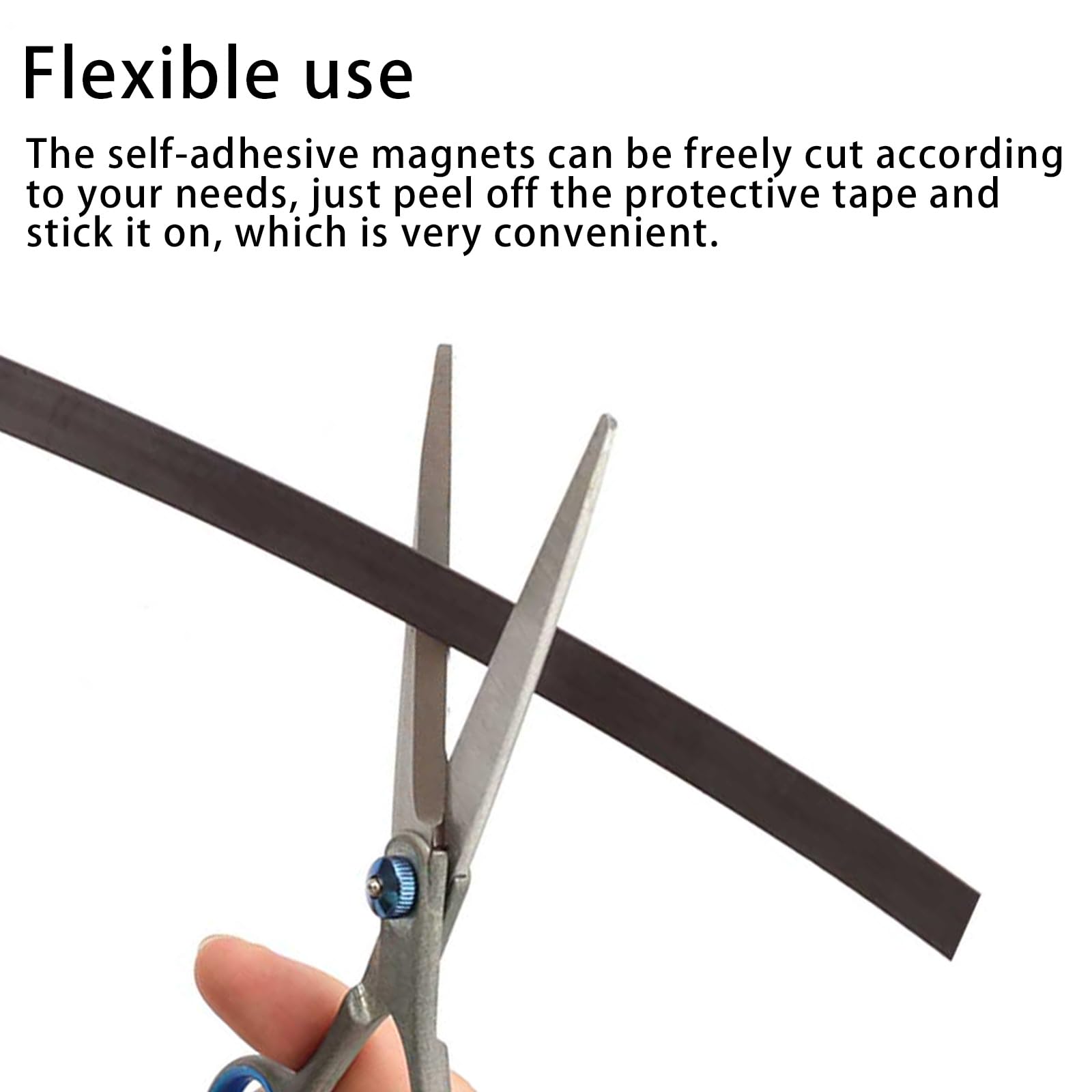 Nastro Magnetico Autoadesivo 5 Metri - Per Zanzariere, Tende E Progetti Fai Da Te, Nero - Foto 12