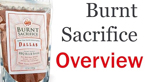 Miniatura 6 de Burnt Sacrifice Dallas Style Gourmet - Condimentos secos para barbacoa picante (bolsa de 3.5 onzas que hace más de 9 libras) Asados de pechuga de