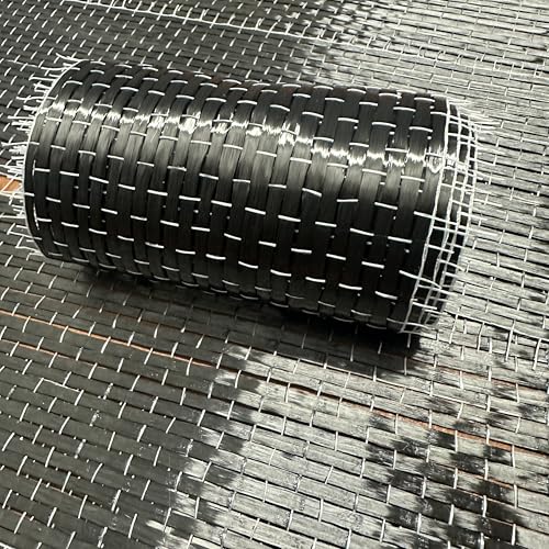 Fibre de carbone 12k 200gsm UD tissu large unidirectionnel de réparation 3400Mpa 8" 10m