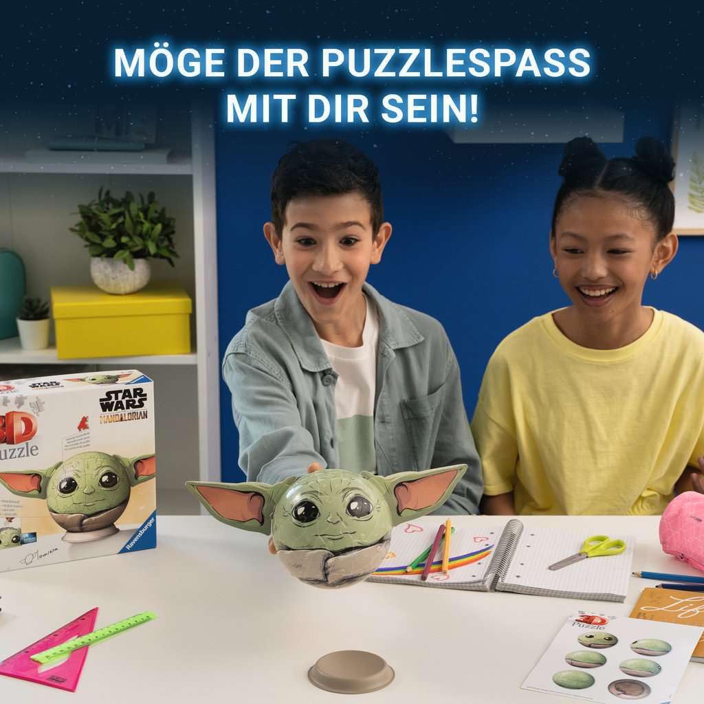 Ravensburger Puzzle 3D 11556 - Star Wars Grogu Kula