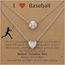 Soccer Basketball Softball Football Volleyball Tennis Baseball Pickleball Heart Necklace