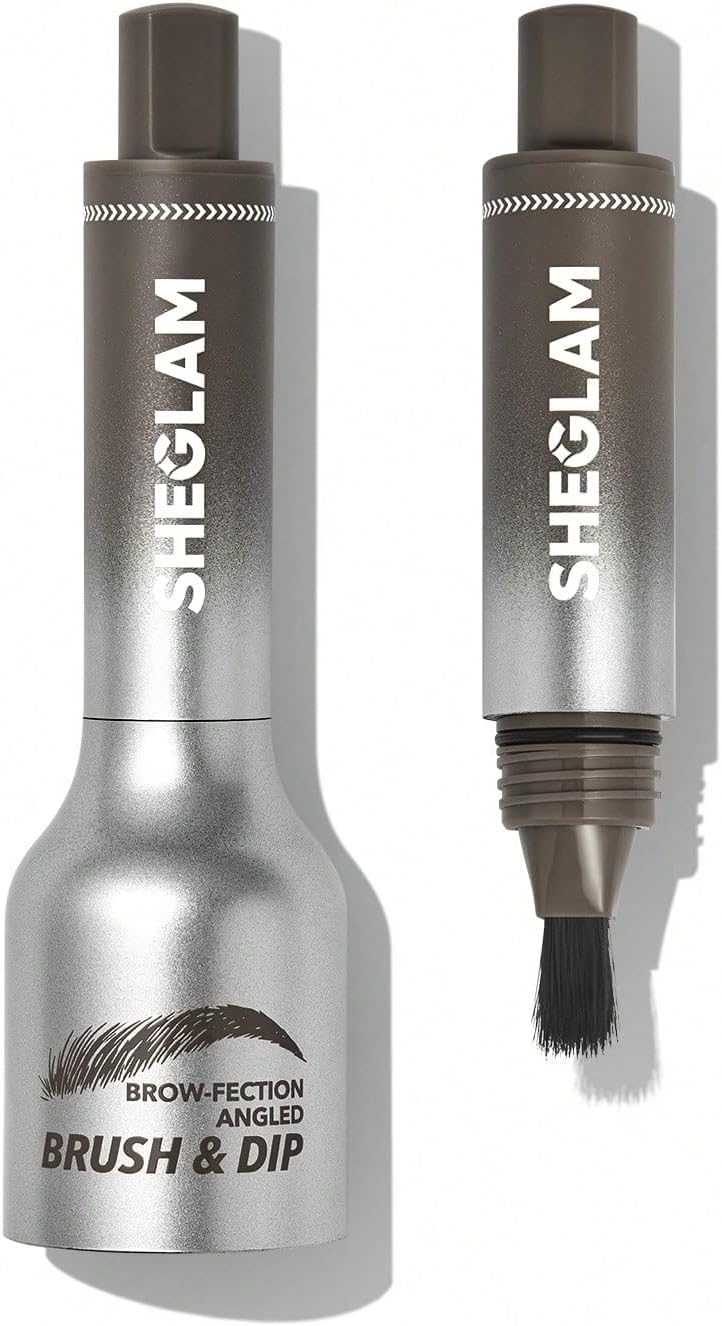 SHEGLAM Brow-Fection Angled Brush & Dip Upgraded Microblading Eyebrow Pen Long Lasting Waterproof Easy To Color-Espresso