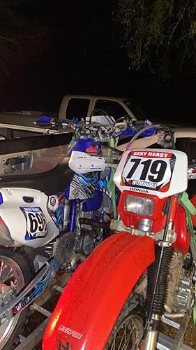 Miniatura 9 de Calcomanías personalizadas MX ATV con nombre, juego de 3 gráficos rectangulares, opciones de tamaño y color