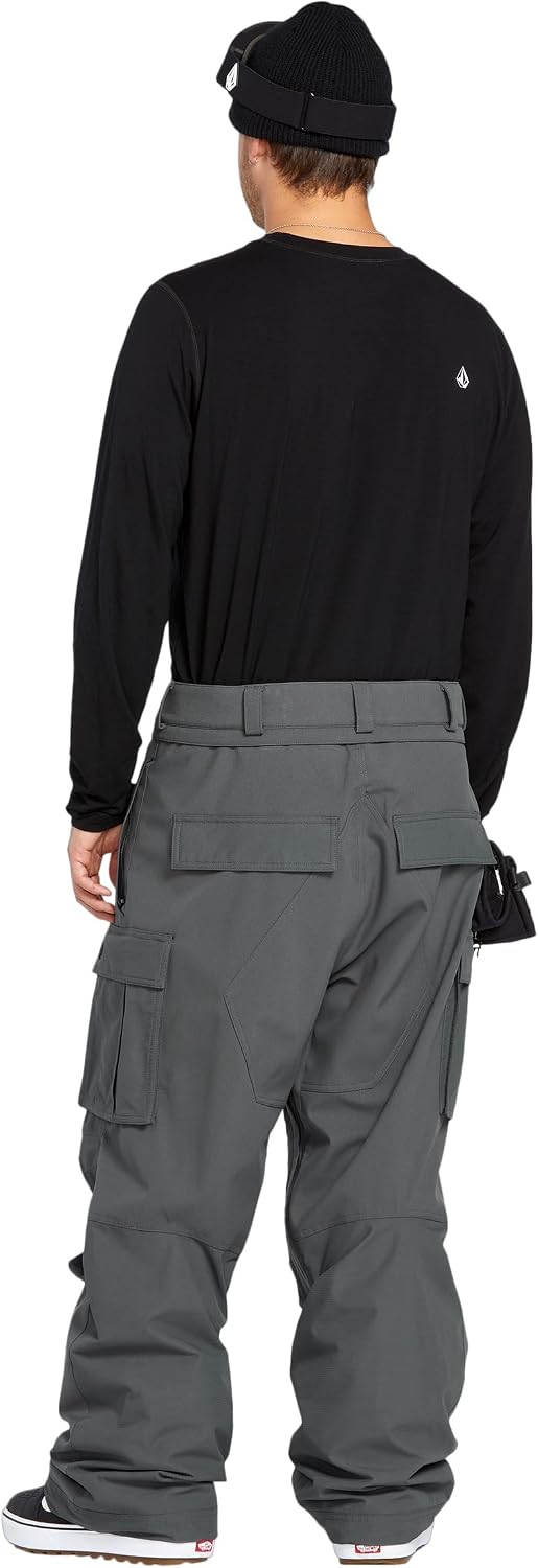 Volcom Men's Nwrk Baggy Snowboard Pant – 10k Waterproof Breathable 2-layer