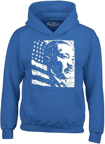 shop4ever مارتن لوثر كينغ جونيور. رمز التاريخ الأمريكي هوديي بلوزات