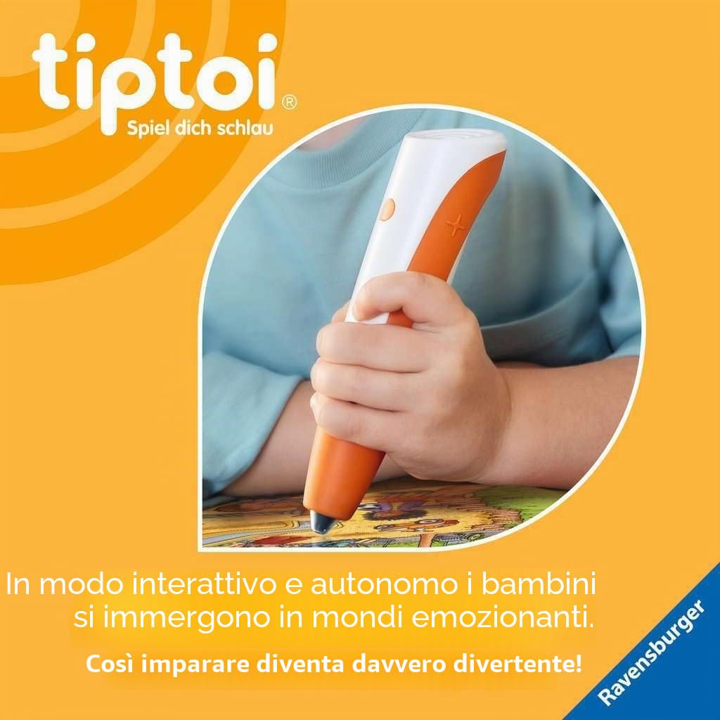 Ravensburger tiptoi Stift 00110 - Il Sistema di apprendimento giocoso, Giocattolo educativo per Bambini dai 2 Anni in su - La Penna