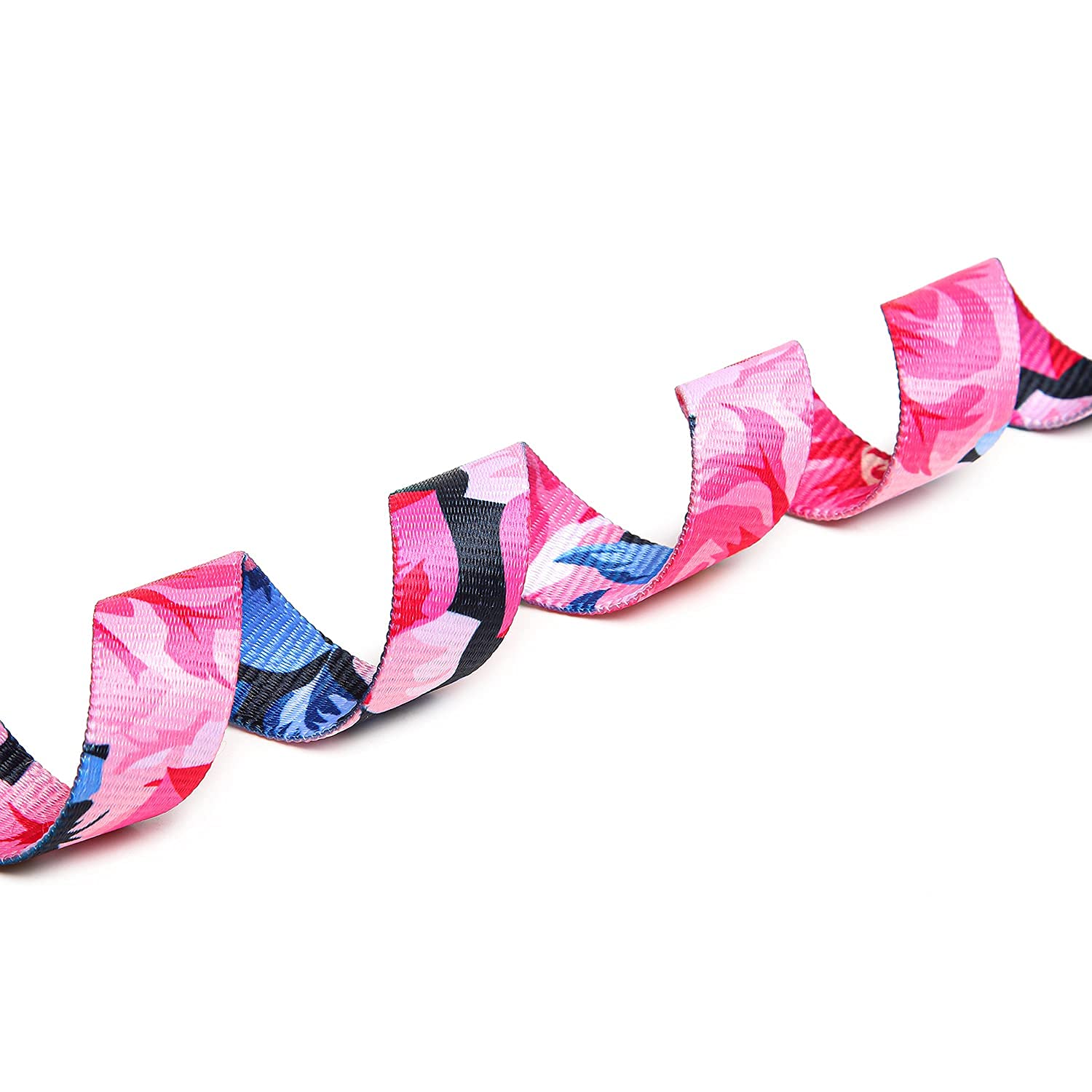 Adjustable Dog Collar with Patterns, Ultra Comfy Soft Nylon Breathable Pet Collar for Small Medium Large Dogs (L, Floral Orange) — view 167