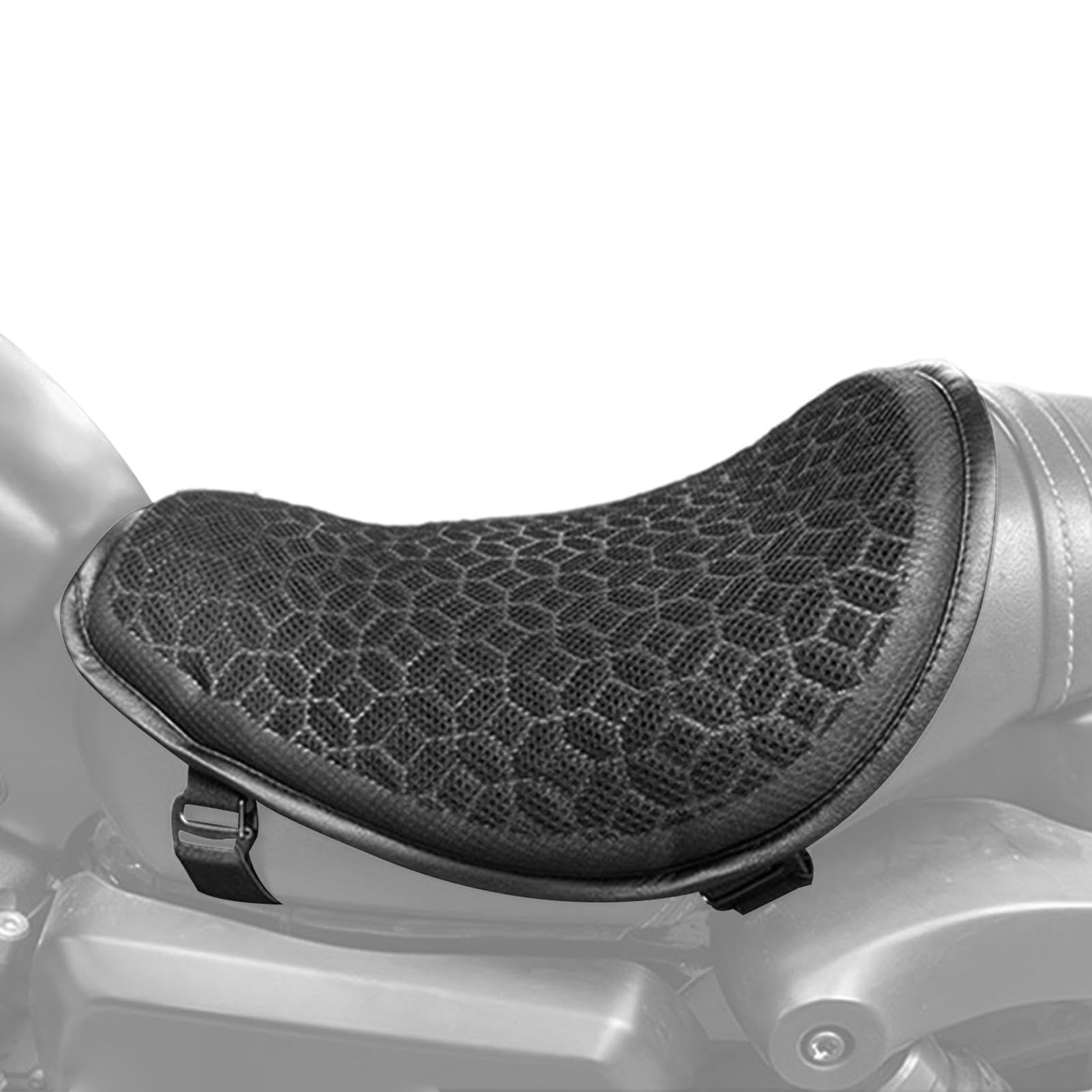 Cuscino per sedile passeggero per moto, ammortizzante, protezione antiscivolo | Cuscino confortevole per motociclista, per conducente, passeggero, viaggio, viaggio, avventura