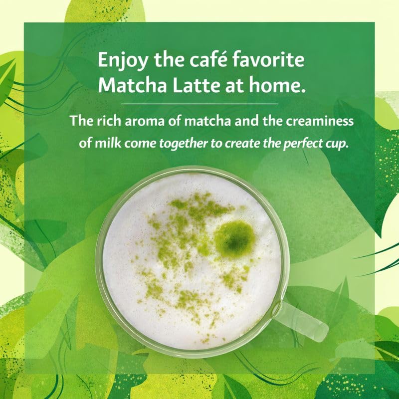 Image of Starbucks Matcha Latte Capsules Nescafe Dolce Gusto (12 Pods) 135g Box By COUGAR | Smooth & Creamy Matcha Green Tea Latte | Coffee Machine Compatible Capsules | 6 Cups Pack - (IMPORTED)