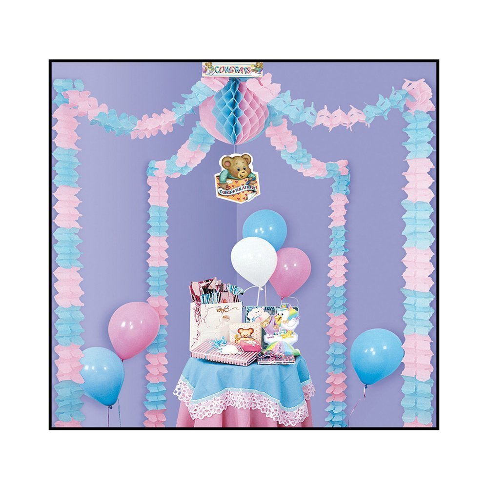 Toldo para Fiesta de Baby Shower Beistle Decoración de Techo para Futura Mamá
