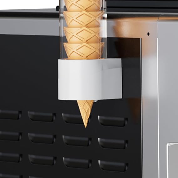 Commercial Soft Serve Ice Cream Maker Machine 2200W - 5.8 to 8 Gal/Hr High Output with LCD Display & Auto Clean Function, Pre-Cooling System for Restaurants, Snack Shops, Cafes