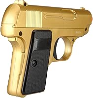 Vista 4 de GoldenBall Chaleco de resorte compacto Pocket Metal/Polímero Pistola Airsoft - Oro