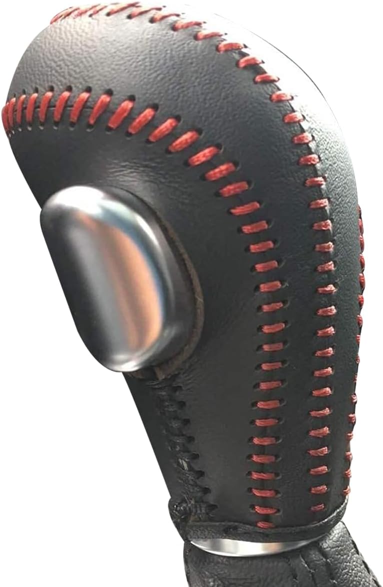 JI Loncky Gear Shift Knob Cover for Audi A3 2006-2010/2009-2012 Audi A4/2008-2012 Audi A5/2005-2011 Audi A6/2009-2012 Audi Q5/2007-2011 Audi Q7/2010-2012 Audi S4/2010-2012 Audi S5/2007-2011 Audi S6