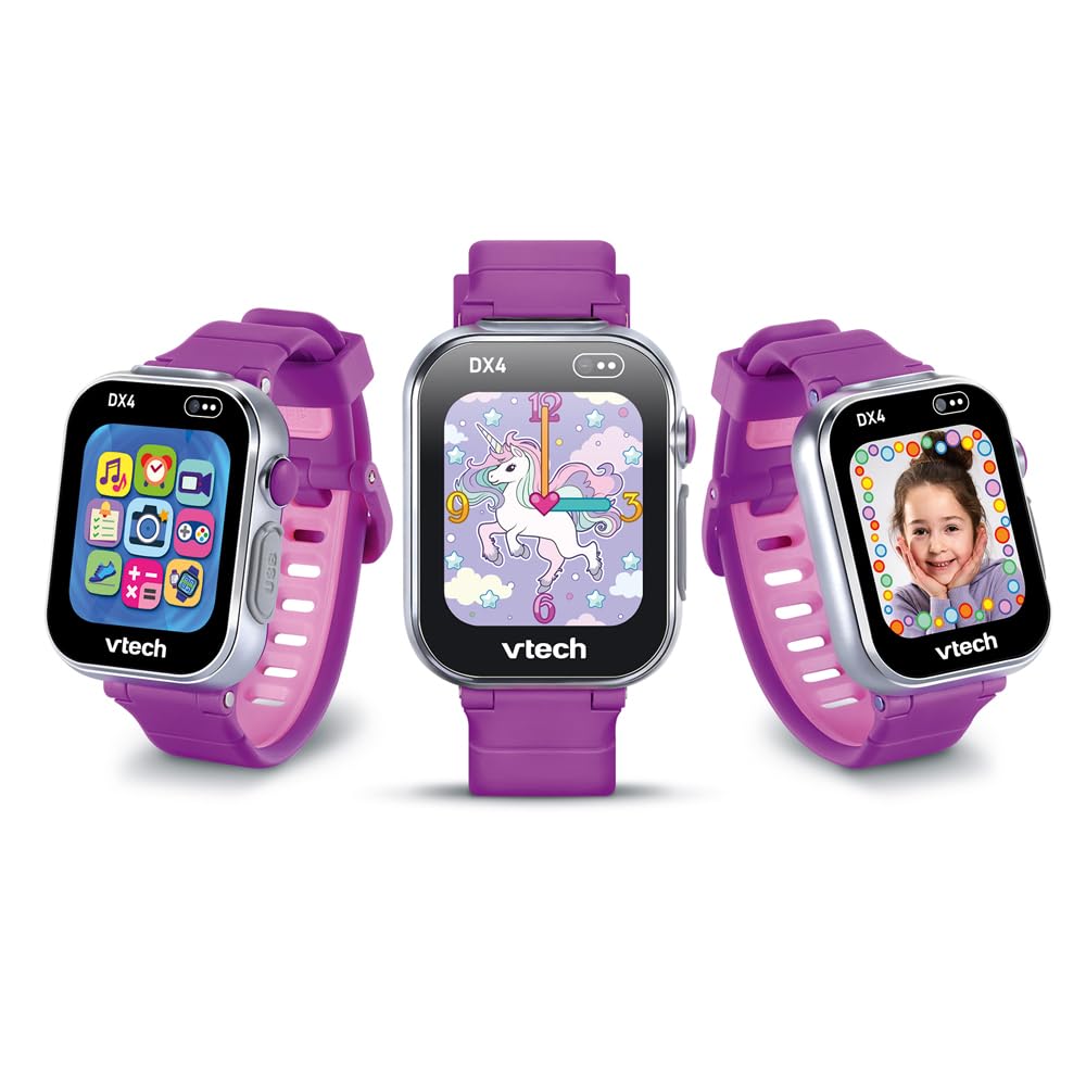 VTech KidiZoom SmartWatch DX4 Framboise Montre Digitale Enfant Dès 5 Ans