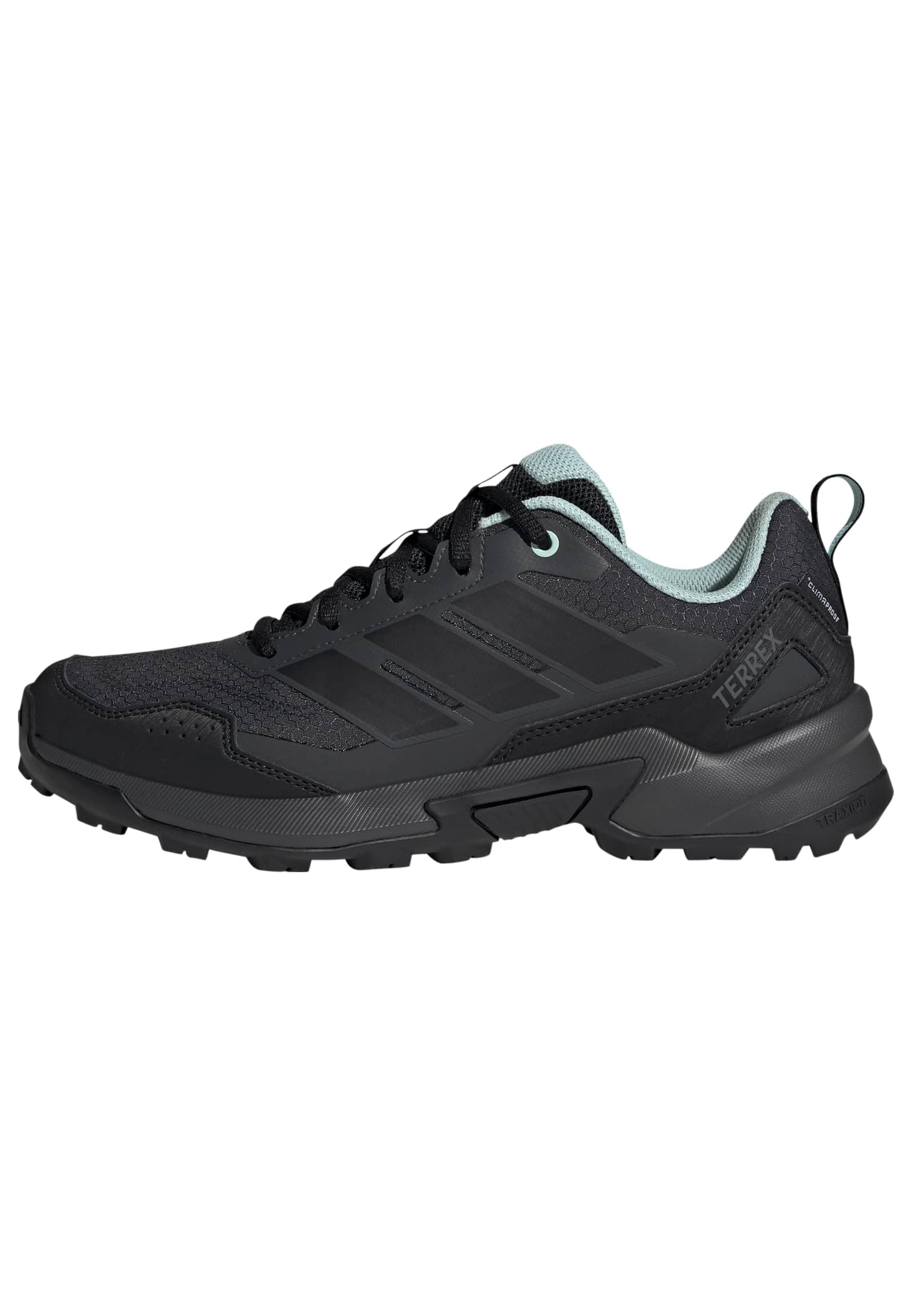 adidas Women's Terrex Eastrail 3 Climaproof Hiking Shoes, Carbon/Core Black/Semi Flash Aqua, 6.5 UK