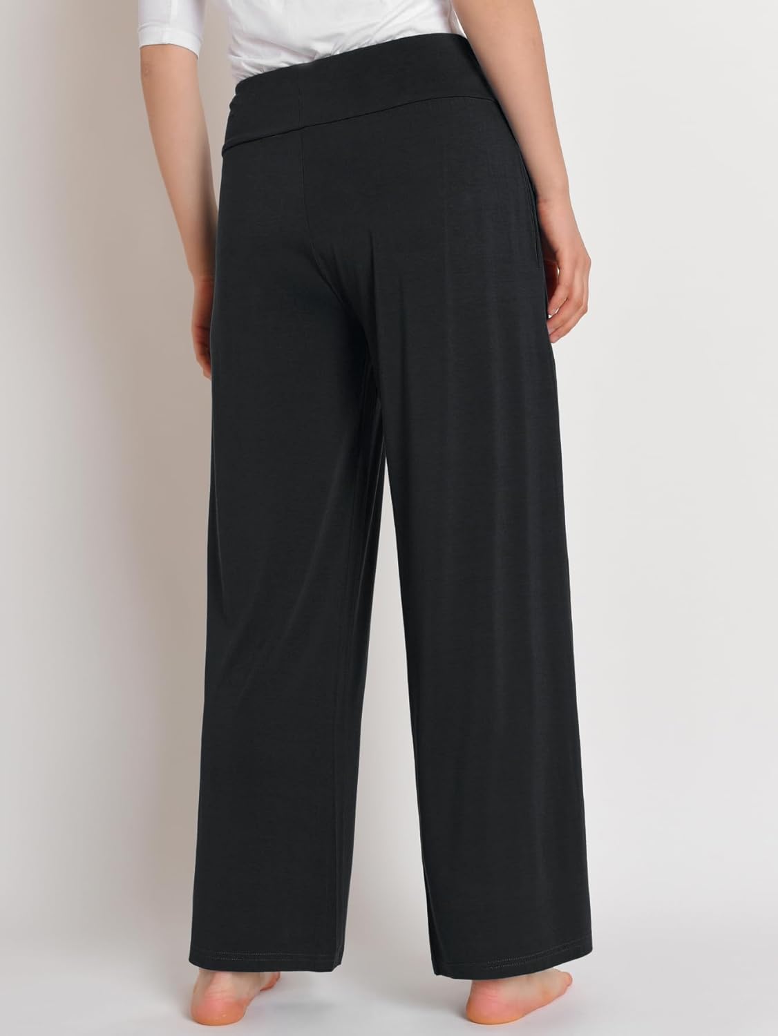 Latuza Women's Petite Length Lounge Pants Loose Fit Petite PJ Pants - Image 3