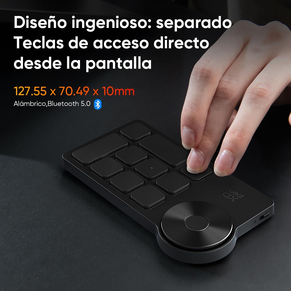 XPPEN Artist Pro 16 Gen2 Tableta Gráfica con Pantalla con Lápiz 16K Niveles de Presión, Tableta Dibujo Digital Completamente Laminada 16 Pulgadas con Teclado Numérico Inalámbrico