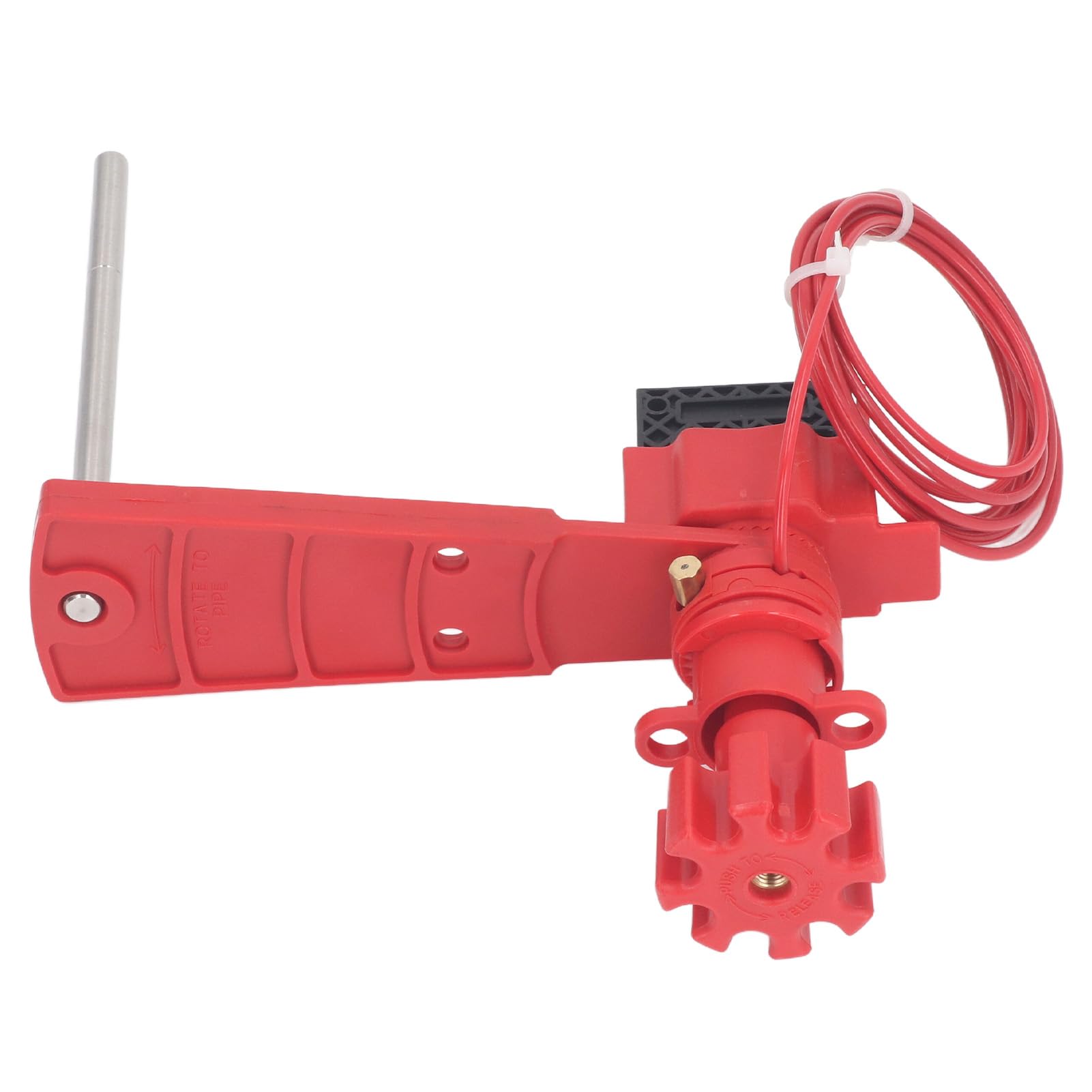 Universal Valve Lockout Multifunctional Valve Lockout Device with Blocking Arm Blocking Arm Valve Lockout