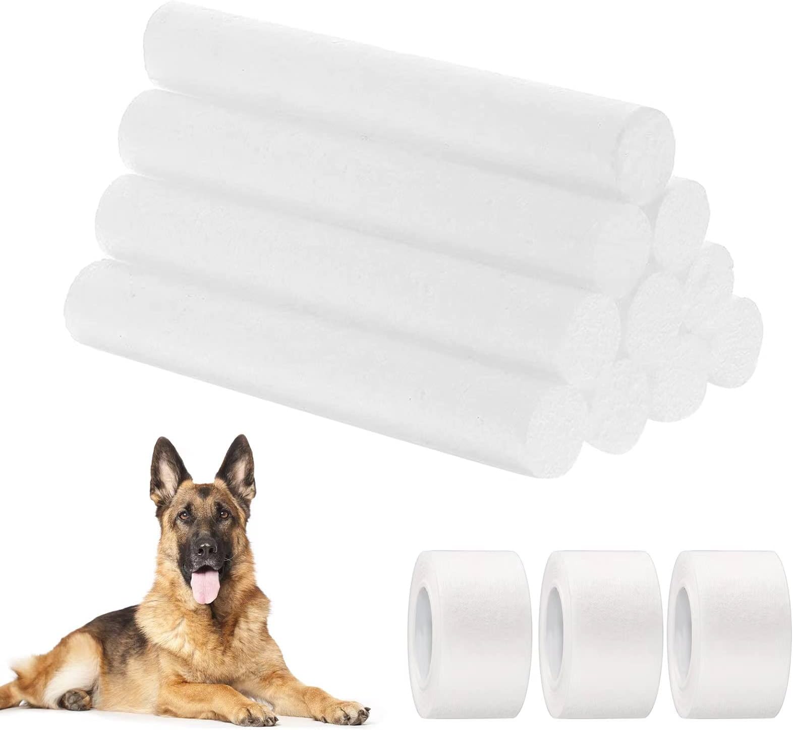 Dog Ear Stand Fixed Support Correction， Dog Ear Stick 3M Special Foam Tape Safety Easy to Use Dog Ear Stand Dog Supplies，for Doberman Corgi Chihuahua Puppy Large Medium and Small Dogs
