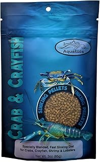 Crab & Crayfish Sinking Blended Diet - Aquatic Crab & Shrimp Food (3 oz (85g))