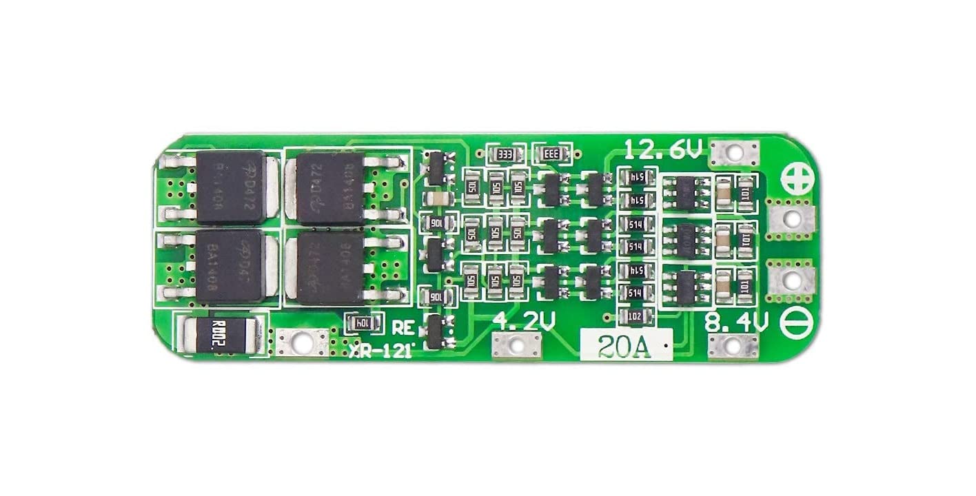 QBM BMS 18650 Lithium Battery Protection Board (3S, 20A, 12.6V)-picture-31