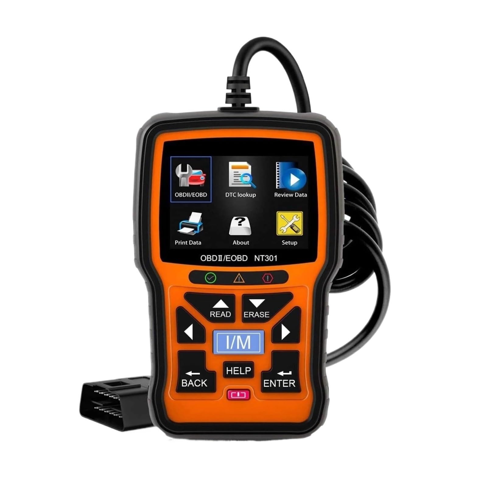 NT301 OBD2 Scanner Check Engine Code Reader Profesjonalny skaner samochodowy ODB2 Narzędzia diagnostyczne samochodów,Przyjazny dla użytkownika