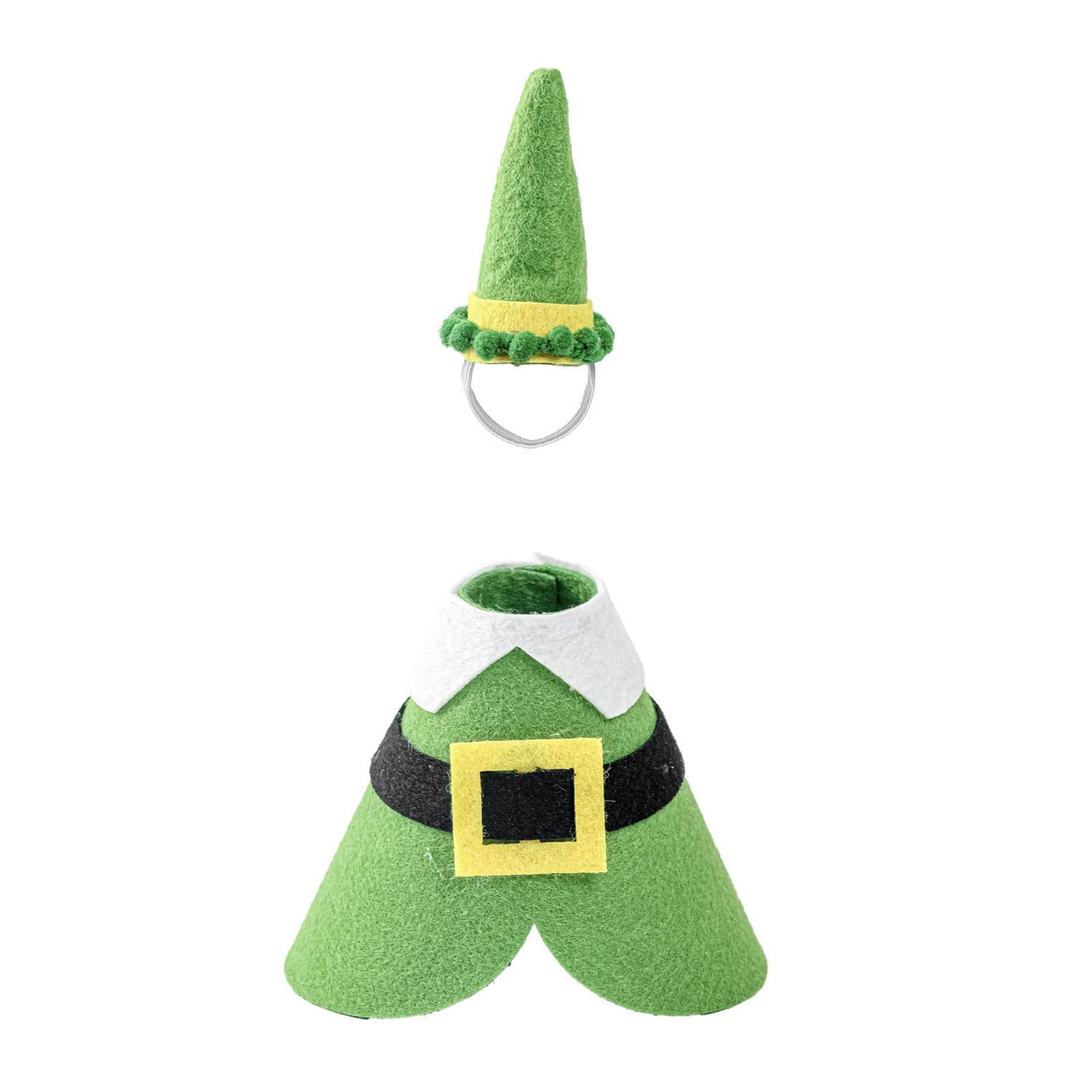 alloneslife Felt Geese Outfit Headband for Desk Figurine Holiday Decoration Easter Patricks Fest Party