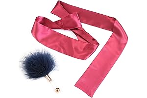 Sm Sex Toy Red Eye Mask Black Feather Crystal Rod Two-Piece Adult...