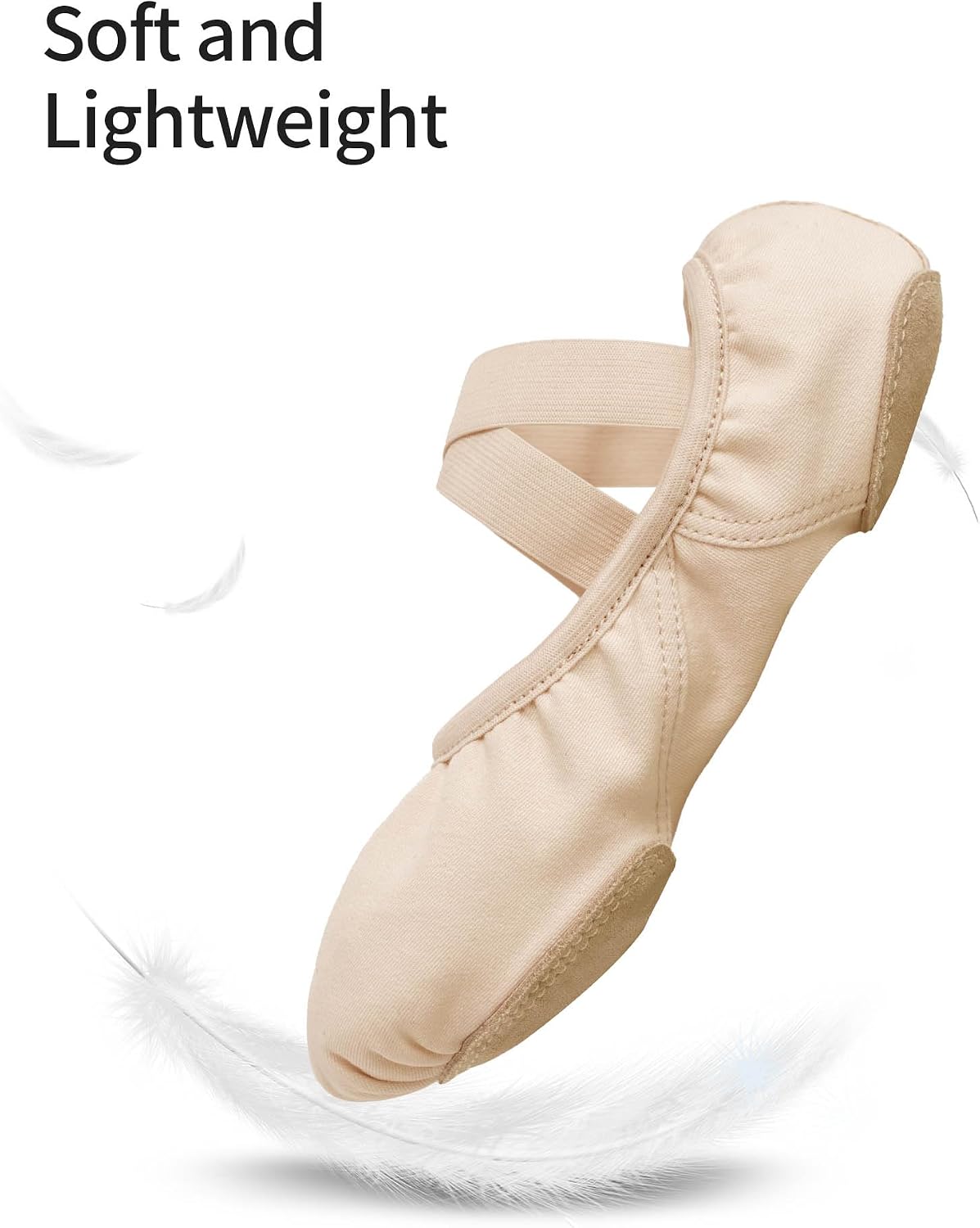 Dayrose Girls Ballet Shoes, Full Stretchy Ballet Slippers for Big Kids/Women