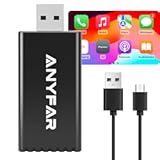 Wireless CarPlay Adapter for iPhone&comma; Dual-core 5G Chip &lpar;Upgraded&rpar;&comma; Auto-Connect in Seconds&comma; 5&period;8Ghz WiFi No Lag&comma; A4 Car Play Wireless Dongle Fits for Cars with Factory Wired CarPlay Feature
