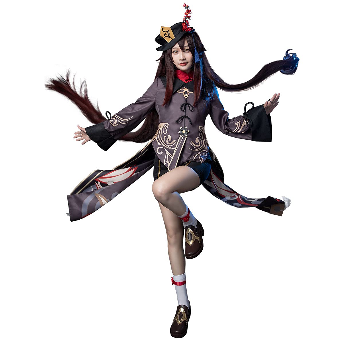 Cosfun Game Keqing Mona Lisa Cosplay Costume Full Sets Multiple roles