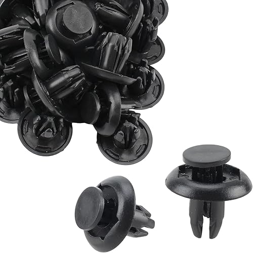 Miniatura 2 de 30 piezas B45A-56-146A Retenedor Tipo Empuje Guardabarros Protector Splash Shield Cubierta de parachoques Clip Remache para Mazda 3, 5, 6, CX-3