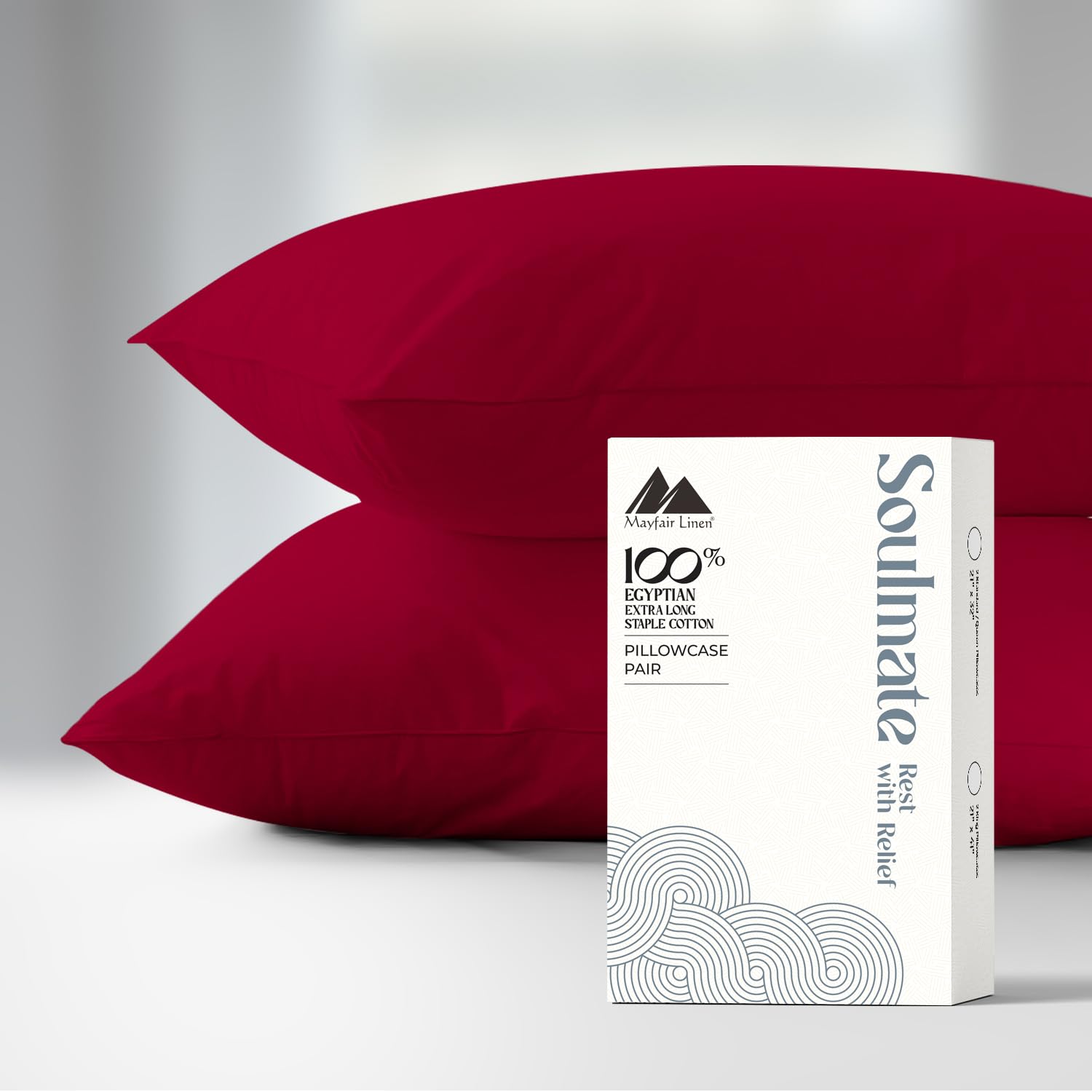 500 Thread Count 100% Cotton Sheet White King Sheets Set, 4-Piece Long-Staple Combed Pure Cotton Best Sheets for Bed, Cooling, Soft & Silky Sateen Weave Fits Mattress Upto 18'' Deep Pocket