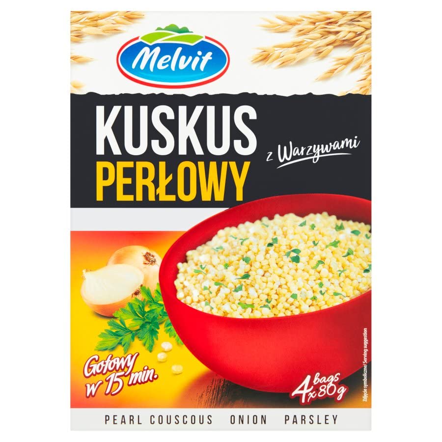 320 G CUSCUS PERLADO CON VERDURAS MELVIT - CAJA DE 6 UND