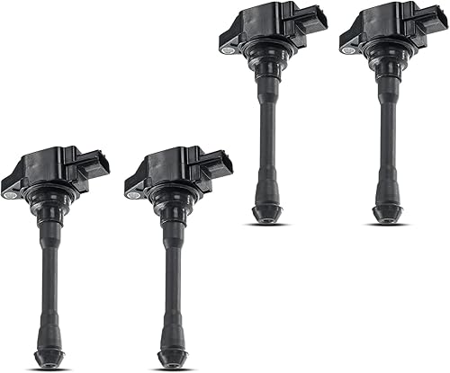 A-Premium Paquete de bobinas de encendido de repuesto para Infiniti FX50 M56 Altima Cube Rogue Sentra Versa X-Trail, 4 unidades disponible en Yaxa Peru