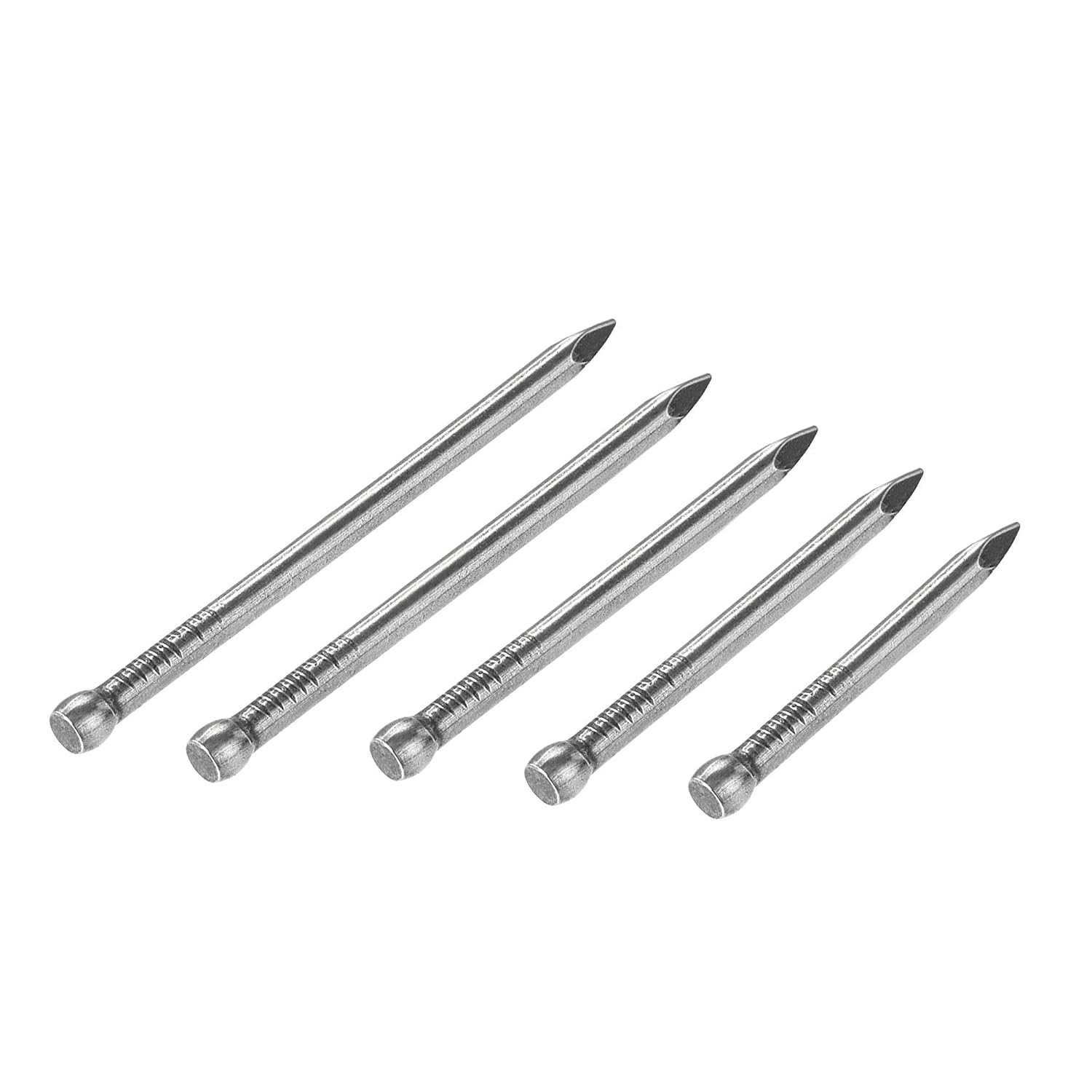 uxcell Finishing Nails HandDrive Carbon Steel Nail 25mm