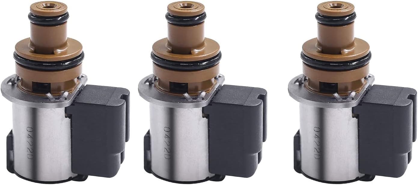 cycwer TR580 TR690 CVT Transmission Torque Converter LockUp Solenoid 3Pcs Fits for