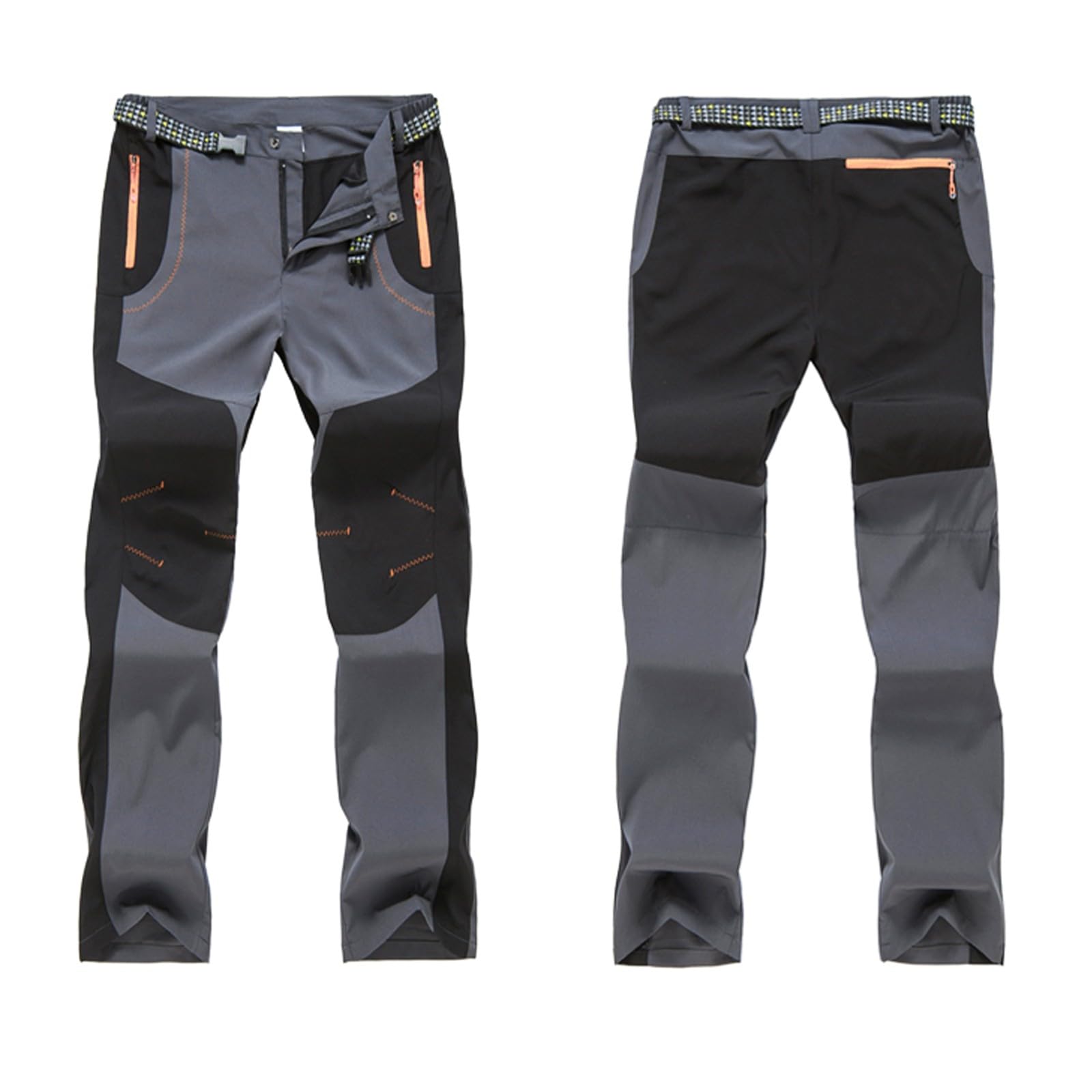 Generico Pantaloni Trekking Uomo Estivi Traspiranti, Pantaloni Outdoor Uomo