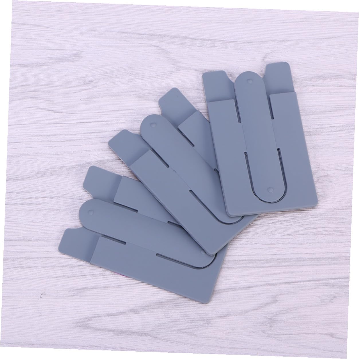 Artibetter 9pezzi Supporto Silicone Per Smartphone Con Portacarte Da Grigio Portafoglio Per Id Carte Di Credito e Contanti Con Base Stabilizzante Per Migliori Esperienze Di Visione