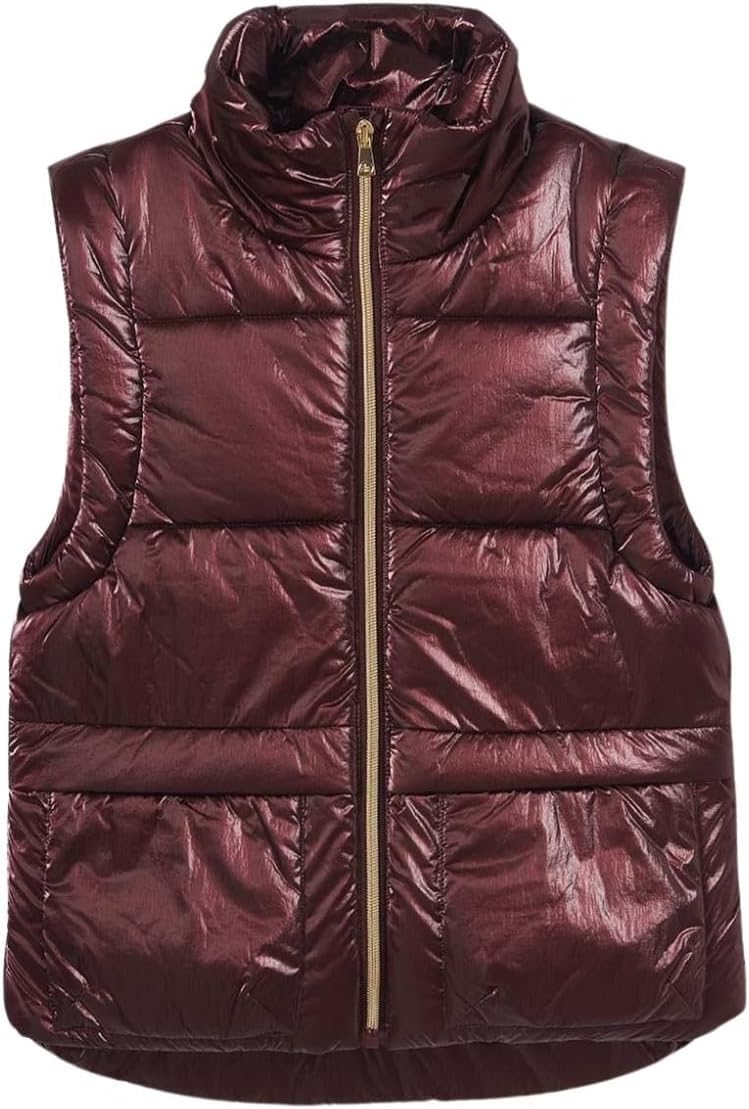 Mayoral Padded Vest for Girls Eggplant