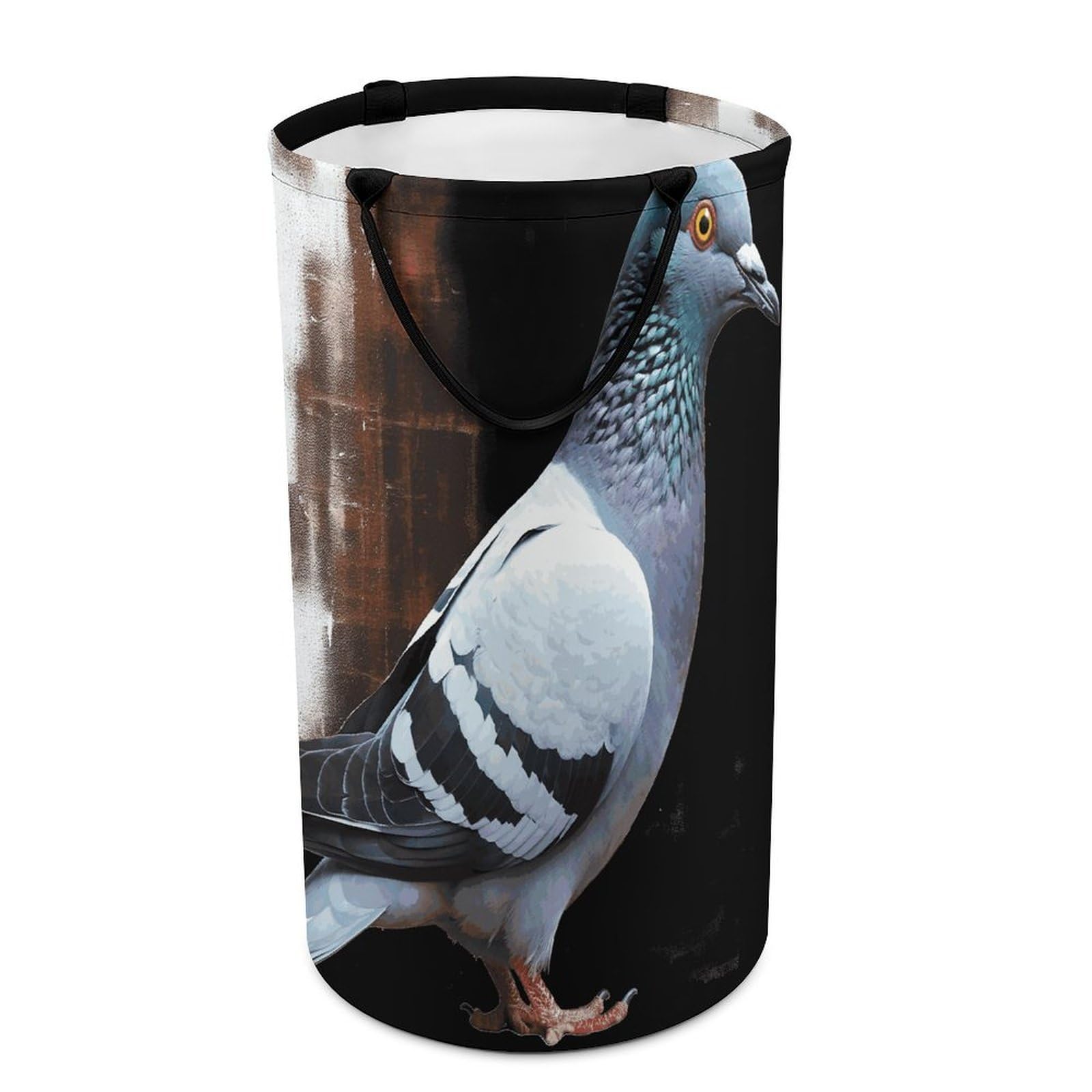 Pigeon Laundry Basket Waterproof And Moisture-Proof Storage Bins Collapsible Round Laundry Hamper Perfect for Toys, Clothes And Sundries