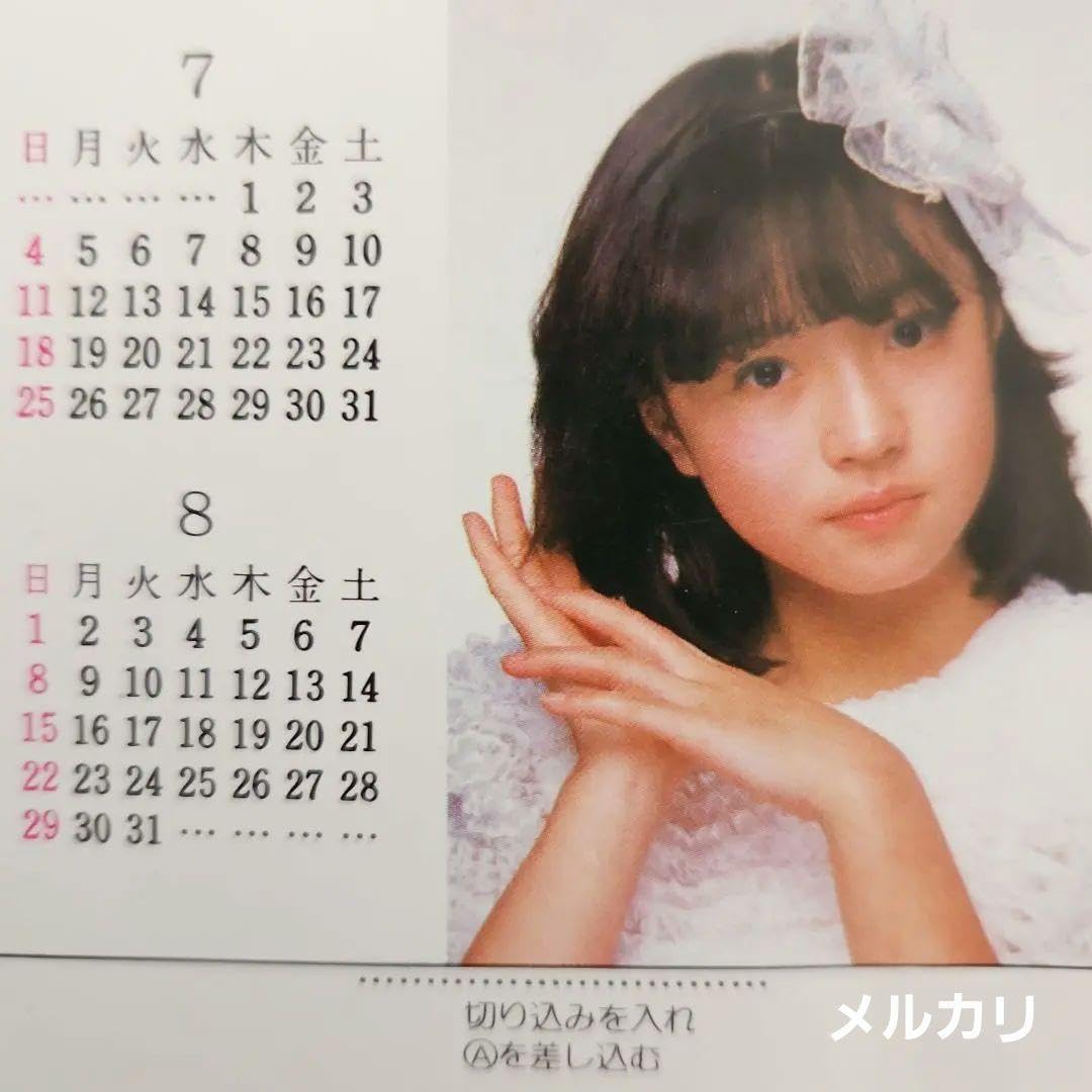 Amazon.co.jp: 中森明菜 卓上ミニカレンダー 雑誌付録カレンダー