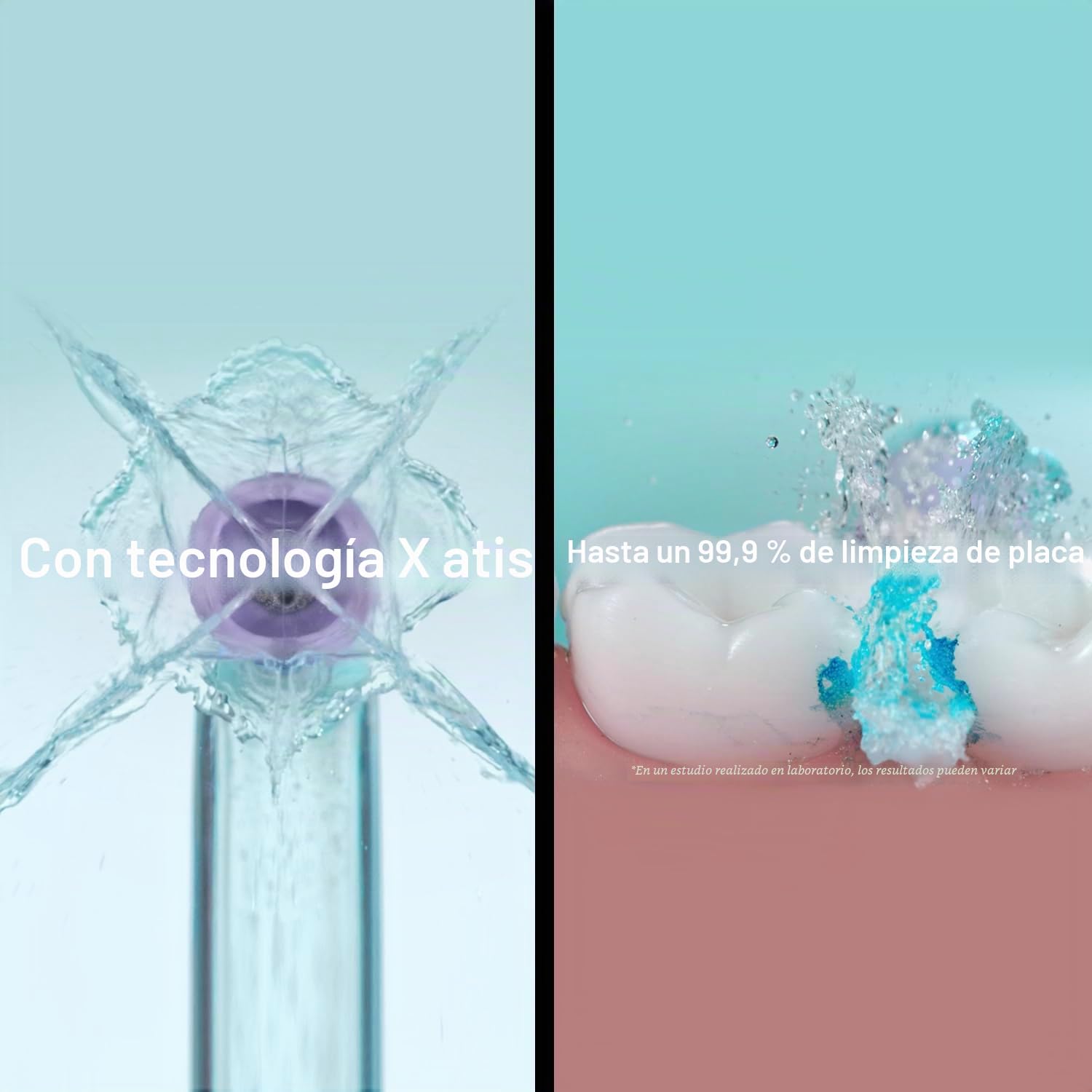 Philips Pack de dos unidades de boquillas F3 con tecnología Quad Stream para irrigador oral inalámbrico de agua y aire Philips Sonicare Power Flosser (modelo HX3062/00)