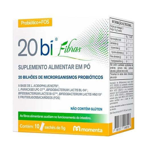 20 Bi Fibras 10 Sachês de 5g cada