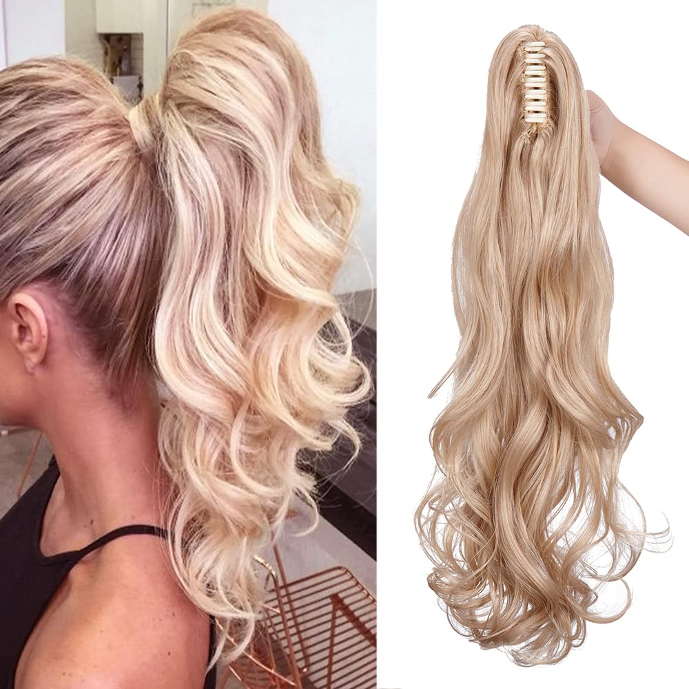 32"(81cm) SEGO Coleta Postiza Larga Pelo Sintético Se Ve Natural [Castaño Oscuro] Extensiones de Cabello Clip Cola Lisa Ponytail Extension (140g) — view 103