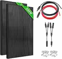 Amazon | LVYUAN 400W ソーラーパネル 発電セット 200W×2枚 PERC