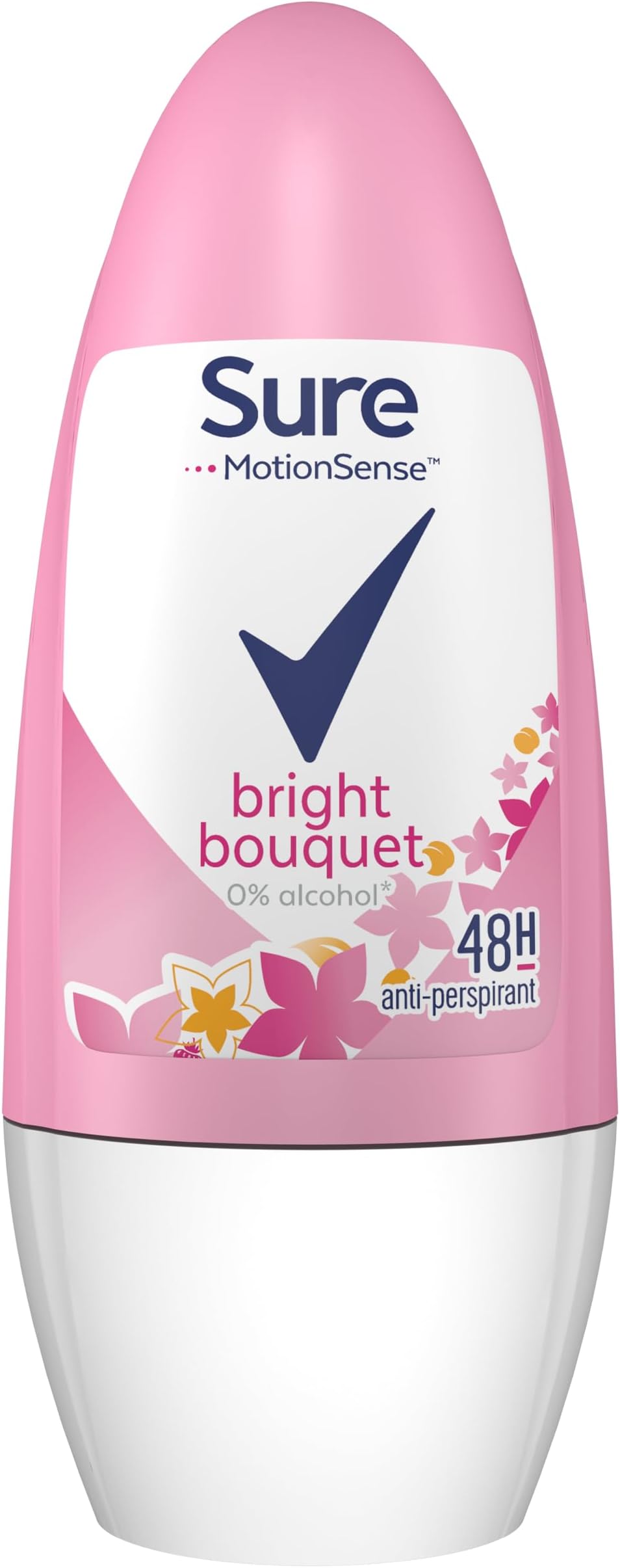 Sure Bright Bouquet Anti-Perspirant Roll On for 48-hour sweat and odour protection deodorant for women 50 ml