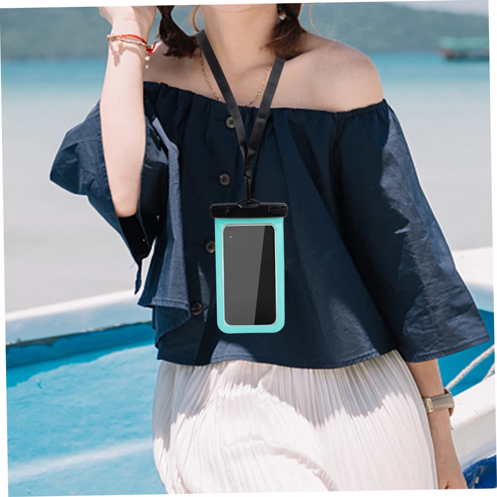 Hemoton 2pcs Mobile Waterproof Bag Underwater Phone Bag Waterproof Phone Pouch Phone Waterproof Bag Phone - Bag Drifting Cellphone Protector Phone Case Water PVC