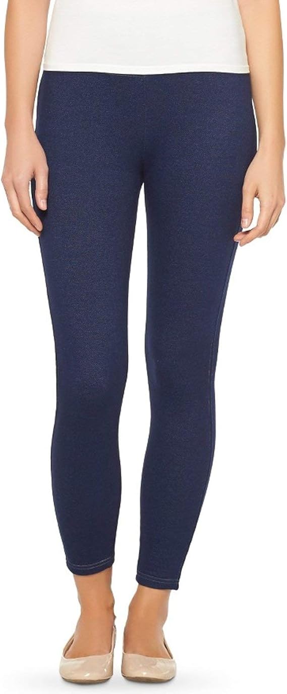 Spanx Love Your Assets Structured Leggings Deep Indigo Denim Look 1X