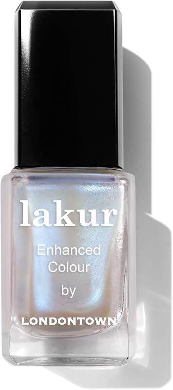 Nail Polish/Topper - Chrome Glaze - Enhanced Color Long Lasting Top Nail Coat Gel-free Shine Nail Look, 0.4 oz | Long-Lasting, Streak-Free, Chip-Resistant, 21+ Free Non-Toxic Vegan Nail Color, Strengthens & Conditions Nails